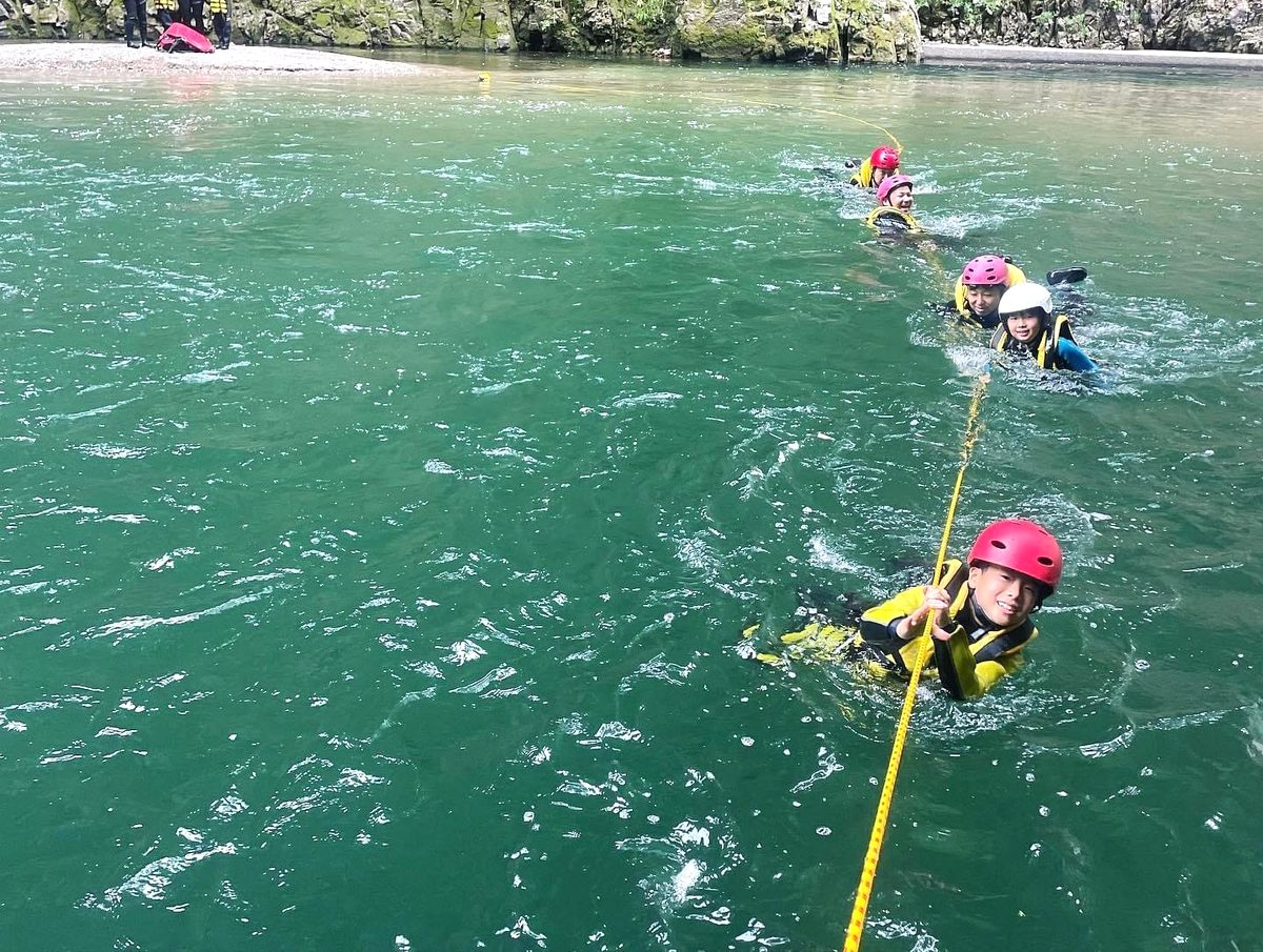 Gunma canyoning and family canyoning near Numata with kids aged 5 and above